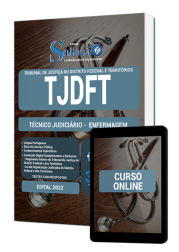 Capa Apostila TJDFT - Técnico Judiciário -  Enfermagem