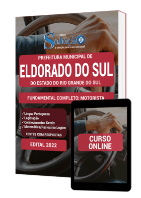 Apostila Prefeitura de Eldorado do Sul - RS - Fundamental Completo: Motorista - Imagem 1