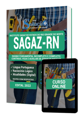 Apostila Instituto SAGAZ - RN - Ensino Fundamental Incompleto e Completo: Contínuo, Vigia e Auxiliar de Serviços Básicos - Imagem 1
