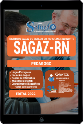 Apostila Instituto SAGAZ - RN em PDF - Pedagogo - Imagem 1
