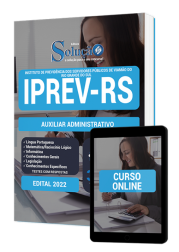 Capa Apostila IPREV-RS - Auxiliar Administrativo