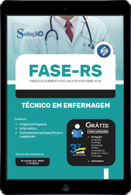 Apostila FASE-RS em PDF - Técnico em Enfermagem - Imagem 1