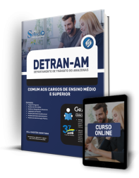 Capa Apostila DETRAN-AM - Comum aos Cargos de Ensino Médio e Superior