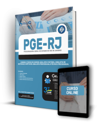 Capa Apostila PGE-RJ - Comum a Todos os Cargos: Analista Contábil; Analista de Sistemas e Métodos; Analista Processual e Técnico Processual
