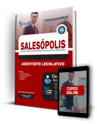 Capa Apostila Prefeitura de Salesópolis - SP - Assistente Legislativo