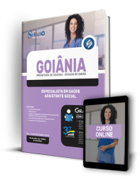 Capa Apostila Prefeitura de Goiânia - GO - Especialista em Saúde/Assistente Social