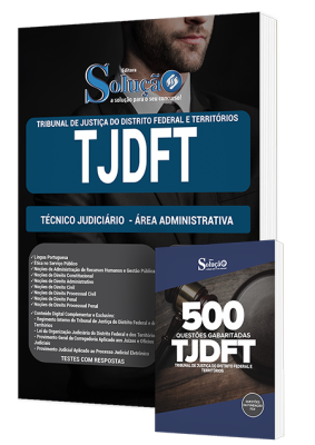 Combo Impresso TJDFT - Técnico Judiciário - Área Administrativa - Imagem 1
