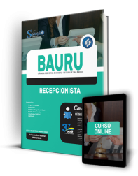 Capa Apostila Câmara de Bauru - SP - Recepcionista