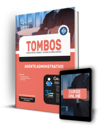 Capa Apostila Prefeitura de Tombos - MG - Agente Administrativo
