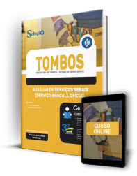Capa Apostila Prefeitura de Tombos - MG - Auxiliar de Serviços Gerais