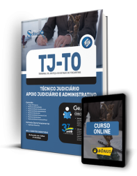 Capa Apostila TJ-TO - Técnico Judiciário - Apoio Judiciário e Administrativo