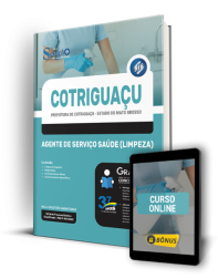 Capa Apostila Prefeitura de Cotriguaçu - MT - Agente de Serviço Saúde (Limpeza)