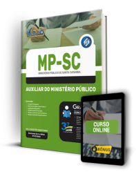 Capa Apostila MP-SC - Auxiliar do Ministério Público