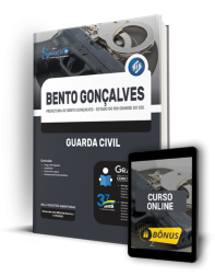 Capa Apostila Prefeitura de Bento Gonçalves - RS - Guarda Civil