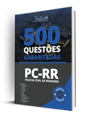 Caderno de Questões PC-RR - 500 Questões Gabaritadas - Imagem 1