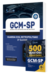 Capa Combo Impresso GCM-SP - Guarda Civil Metropolitano - 3ª Classe