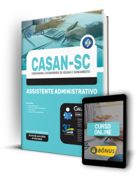 Capa Apostila CASAN-SC - Assistente Administrativo