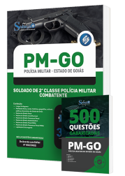 Capa Combo Impresso PM-GO - Soldado de 2ª Classe Polícia Militar - Combatente