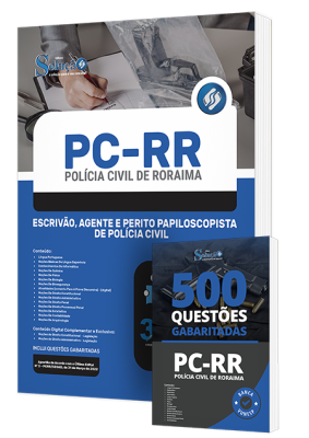 Combo Impresso PC-RR - Escrivão, Agente e Perito Papiloscopista - Imagem 1