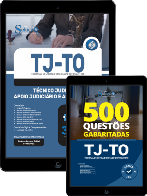 Combo TJ-TO - Técnico Judiciário - Apoio Judiciário e Administrativo - Imagem 1