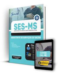 Capa Apostila SES-MS - Assistente de Serviços de Saúde - Função: Assistente de Serviços de Saúde