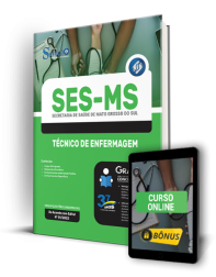 Capa Apostila SES-MS - Assistente de Serviços de Saúde - Função: Técnico de Enfermagem