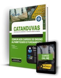 Capa Apostila Prefeitura de Catanduvas - SC - Comum aos Cargos de Ensino Alfabetizado e Fundamental