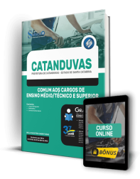 Capa Apostila Prefeitura de Catanduvas - SC - Comum aos Cargos de Ensino Médio/Técnico e Superior