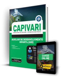 Capa Apostila Prefeitura de Capivari - SP - Auxiliar de Desenvolvimento Infantil (ADI)
