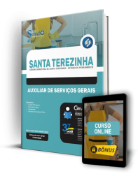 Capa Apostila Câmara de Santa Terezinha - PE - Auxiliar de Serviços Gerais
