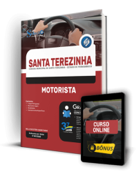 Capa Apostila Câmara de Santa Terezinha - PE - Motorista