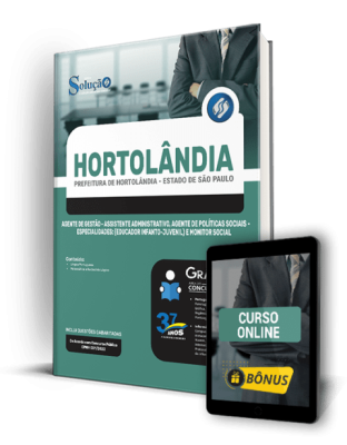 Apostila Prefeitura de Hortolândia - SP - Agente de Gestão - Assistente Administrativo, Agente de Políticas Sociais - Especialidades: Educador Infanto-Juvenil e Monitor Social - Imagem 1