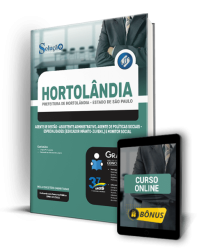 Capa Apostila Prefeitura de Hortolândia - SP - Agente de Gestão - Assistente Administrativo, Agente de Políticas Sociais - Especialidades: Educador Infanto-Juvenil e Monitor Social