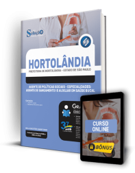 Capa Apostila Prefeitura de Hortolândia - SP - Agente de Políticas Sociais - Especialidades: Agente de Saneamento I e Auxiliar em Saúde Bucal
