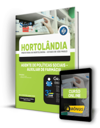 Capa Apostila Prefeitura de Hortolândia - SP - Agente de Políticas Sociais - Auxiliar de Farmácia
