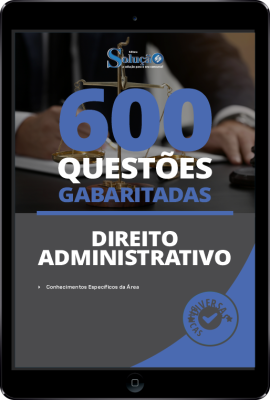 Caderno de Questões Direito Administrativo em PDF - 600 Questões Gabaritadas - Imagem 1