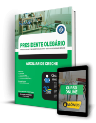 Capa Apostila Prefeitura de Presidente Olegário - MG - Auxiliar de Creche