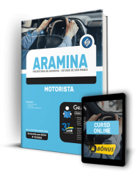 Capa Apostila Prefeitura de Aramina - SP - Motorista