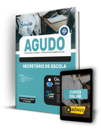 Capa Apostila Prefeitura de Agudo - RS - Secretário de Escola