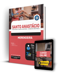 Capa Apostila Prefeitura de Santo Anastácio - SP - Merendeira