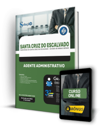 Capa Apostila Prefeitura de Santa Cruz do Escalvado - MG - Agente Administrativo