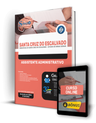 Capa Apostila Prefeitura de Santa Cruz do Escalvado - MG - Assistente Administrativo
