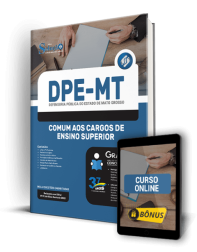 Capa Apostila DPE-MT - Comum aos Cargos de Ensino Superior