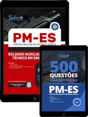 Combo PM-ES - Soldado Auxiliar de Saúde - Técnico em Enfermagem - Imagem 1