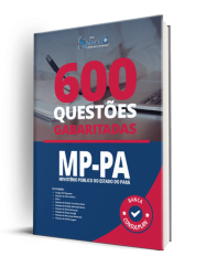 Capa Caderno de Questões MP-PA - 600 Questões Gabaritadas