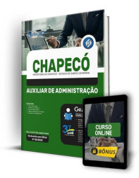 Capa Apostila Prefeitura de Chapecó - SC - Auxiliar de Administração