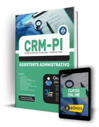 Capa Apostila CRM-PI - Assistente Administrativo