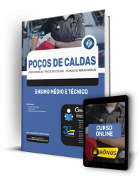Capa Apostila Prefeitura de Poços de Caldas - MG - Ensino Médio e Técnico
