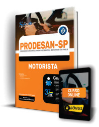 Capa Apostila PRODESAN-SP - Motorista
