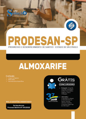 Apostila PRODESAN-SP - Almoxarife - Imagem 3